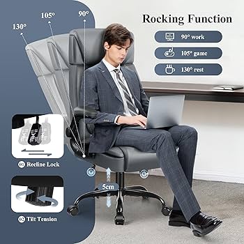 BestGlory オフィスチェア デスクチェア Amazon.com: BestGlory High Back Executive Office Chair